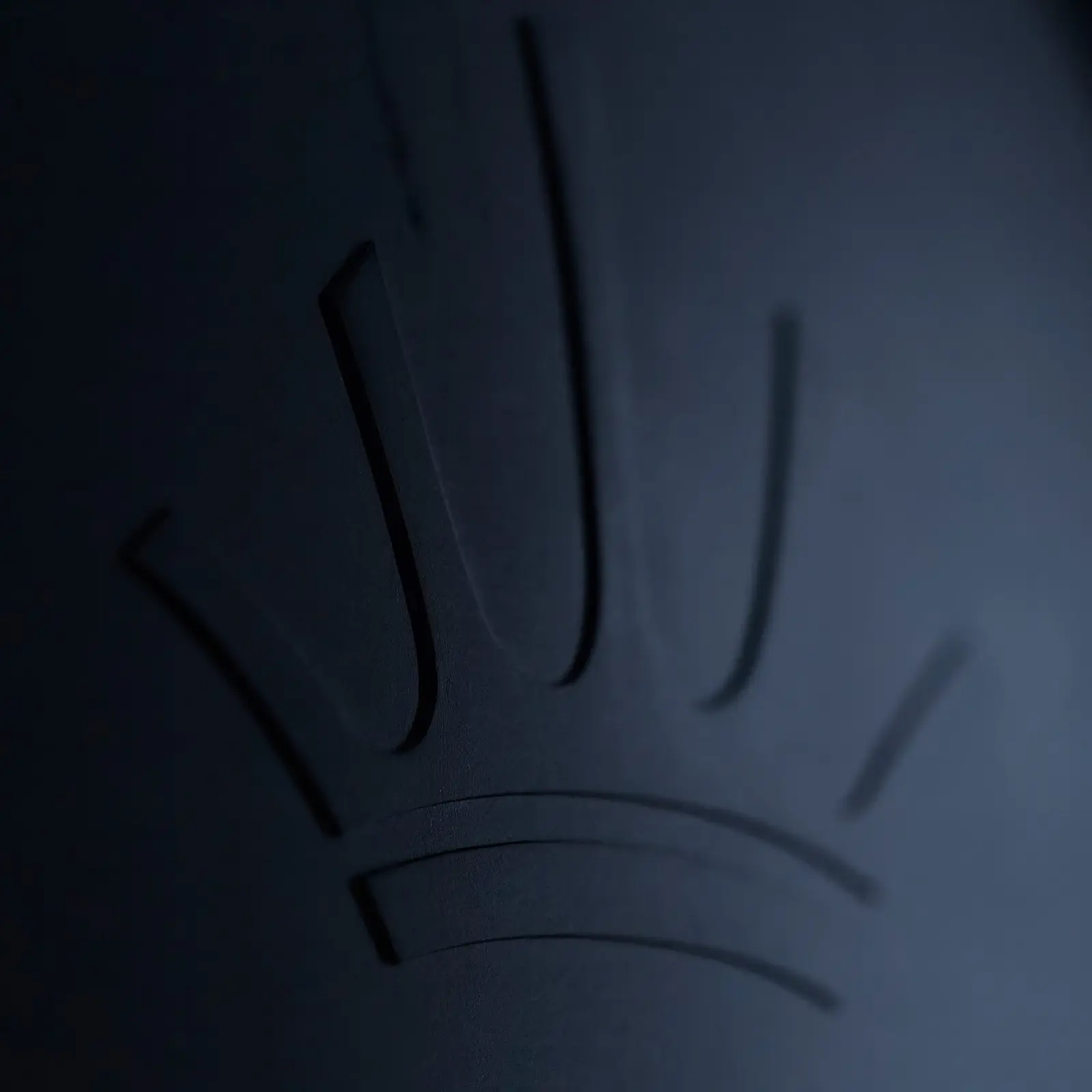 Mahlkönig crown embossed on the back of the EK Omnia
